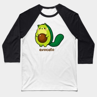 Cat Avacado Baseball T-Shirt